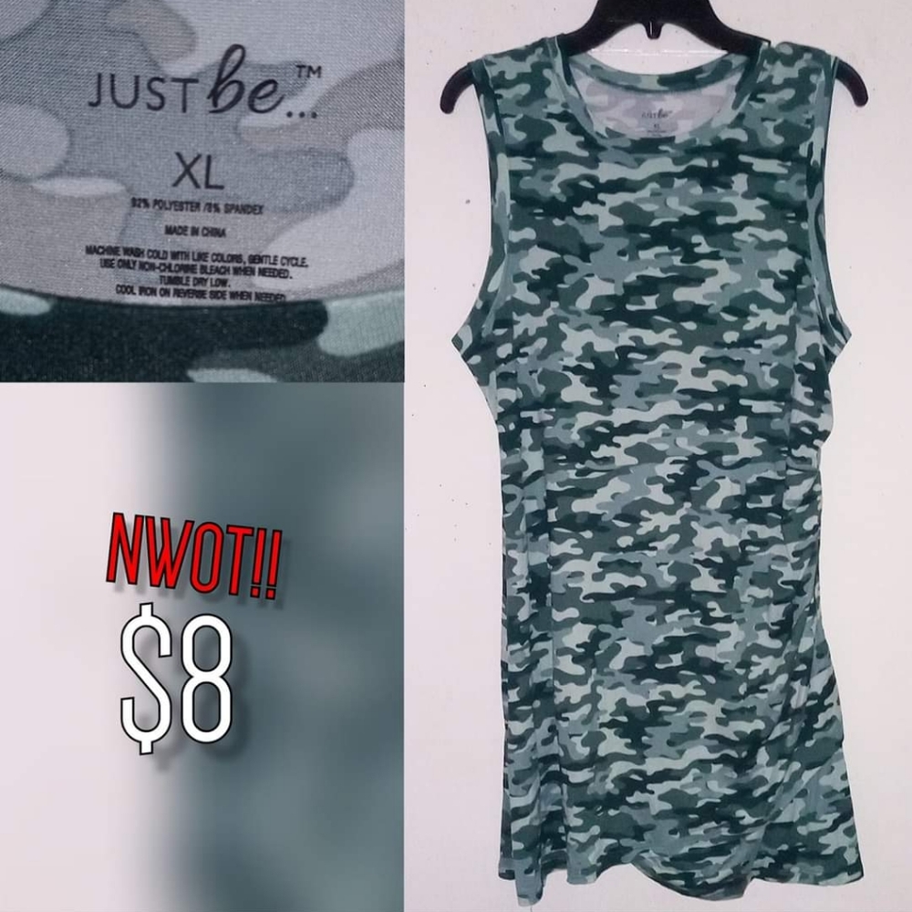 Just Be Sleeveless Tshirt Dress